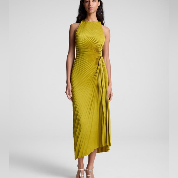 black asymmetrical midi dress Veronica Beard Wyndham Silk Midi Dress | Black